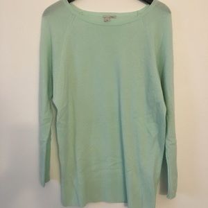 Halogen Cashmere Wool Tunic Sweater